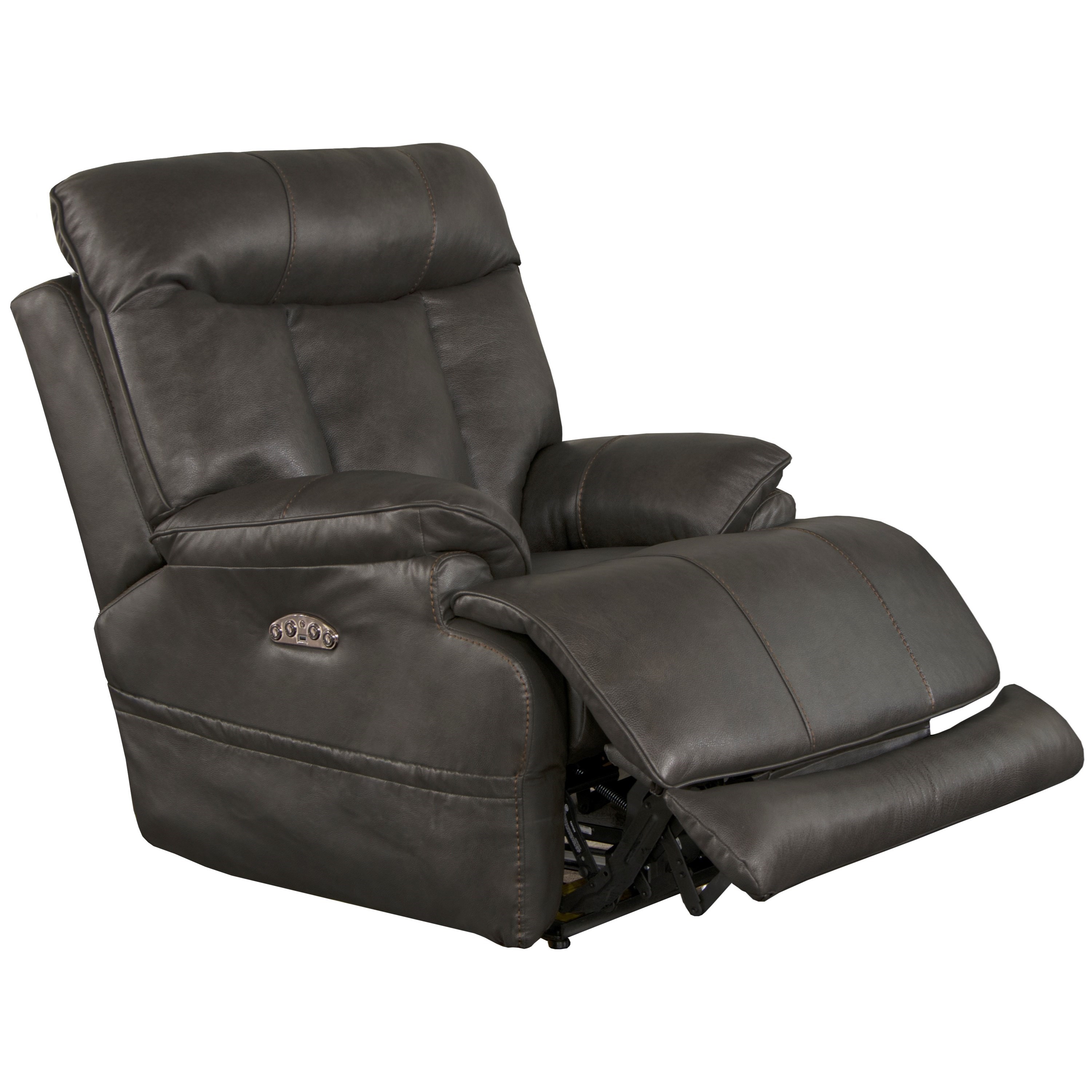 Catnapper Naples Power Lay Flat Recliner with Power Headrest, Power